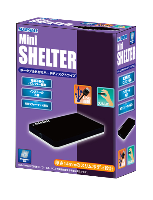 MARSHAL 外付けハードディスク SHELTER 3.0TB