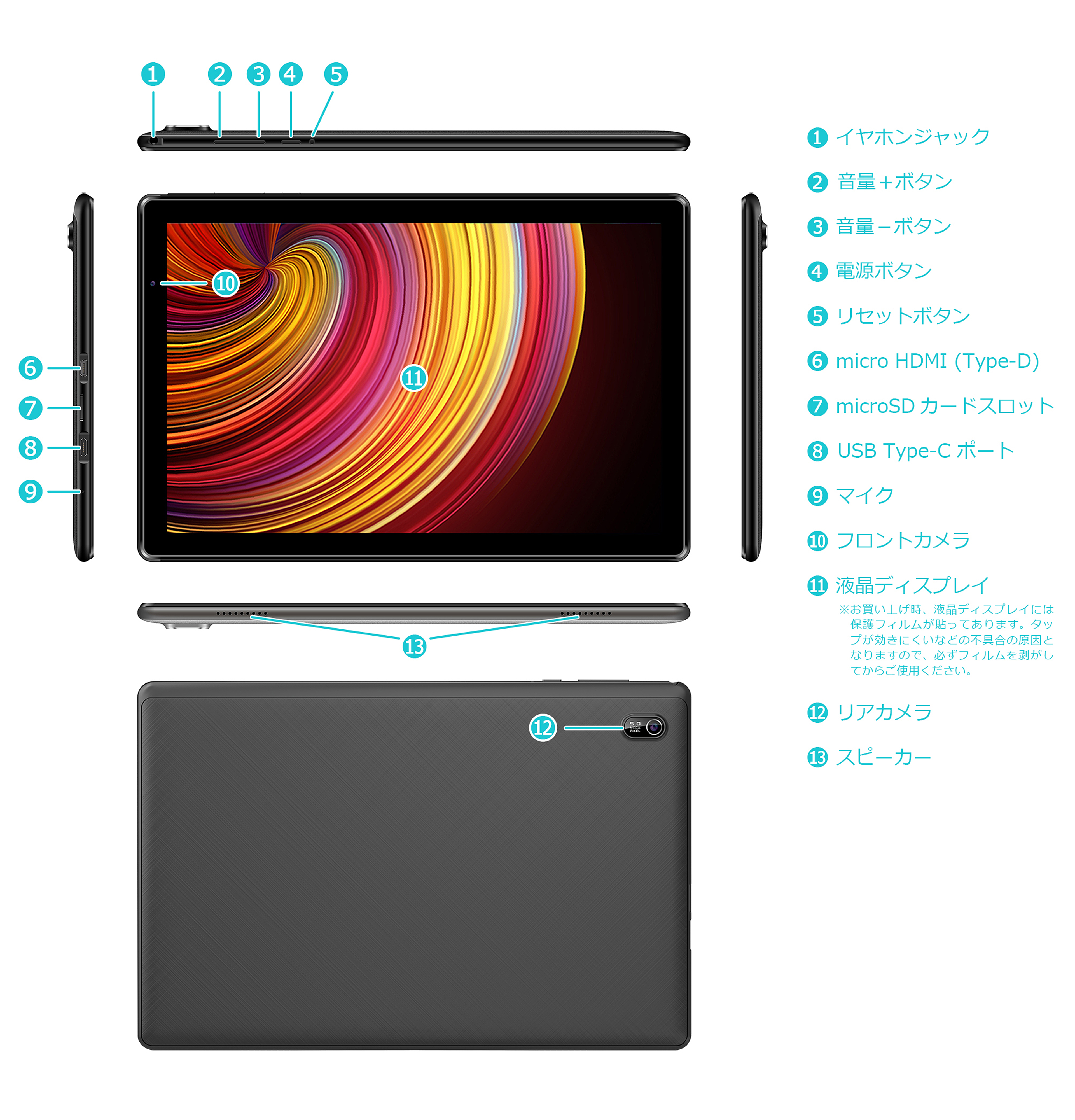 IRIE タブレットPC | FFF-TAB10A2